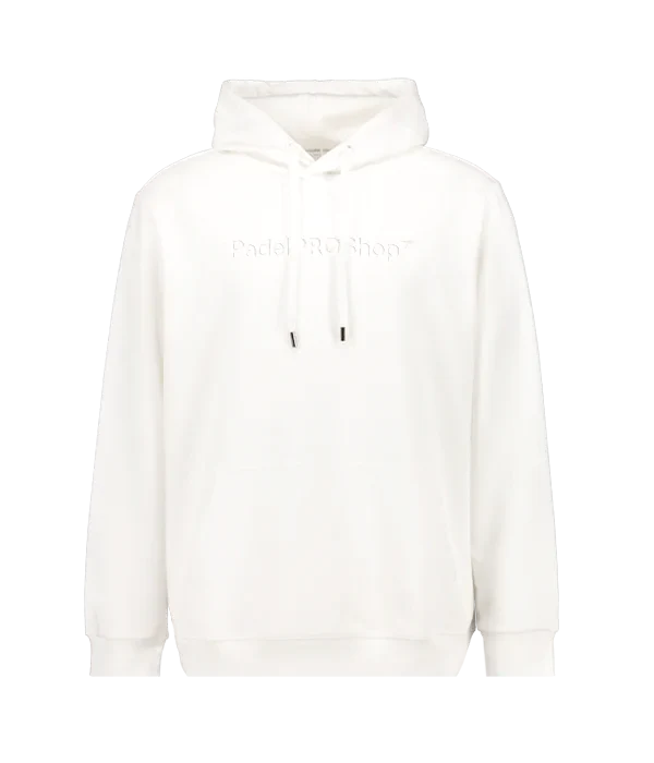 Sudadera PadelPROShop Blanca con Relieve - Image 2