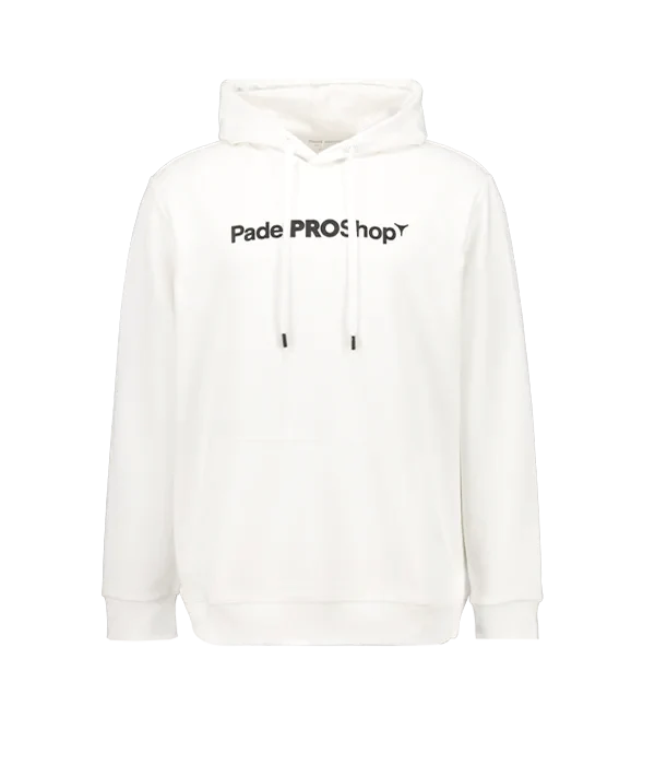 Sudadera PadelPROShop Blanca Logo Negro - Image 2