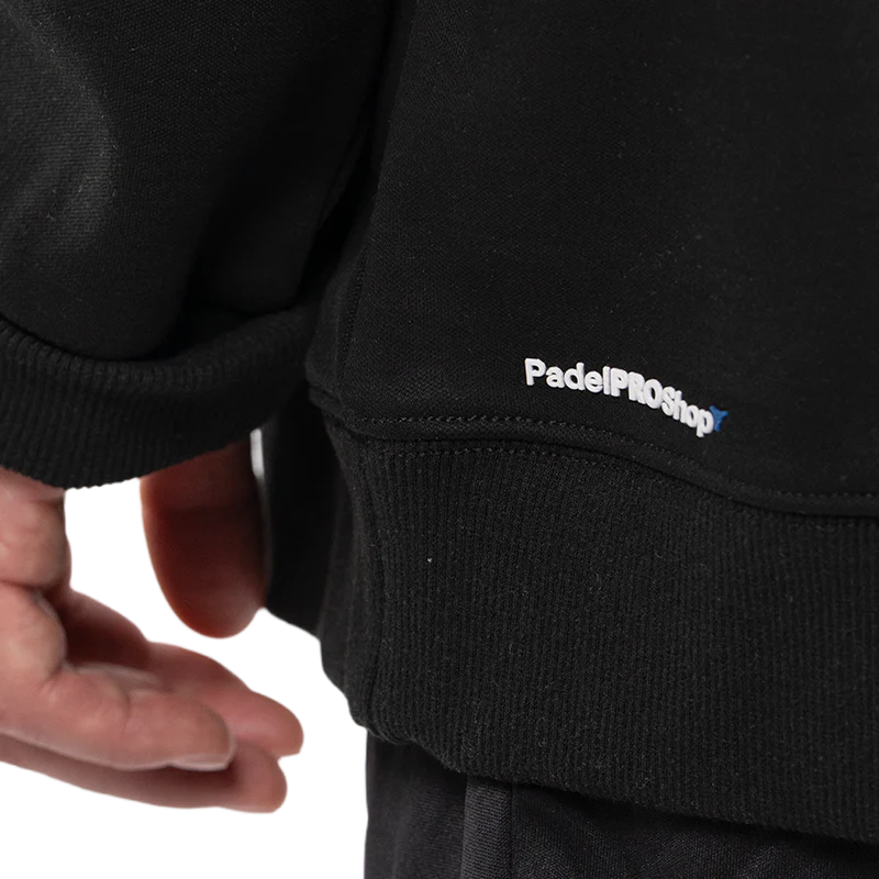 Sudadera PadelPROShop Negra Logo Blanco 2025 - Image 6