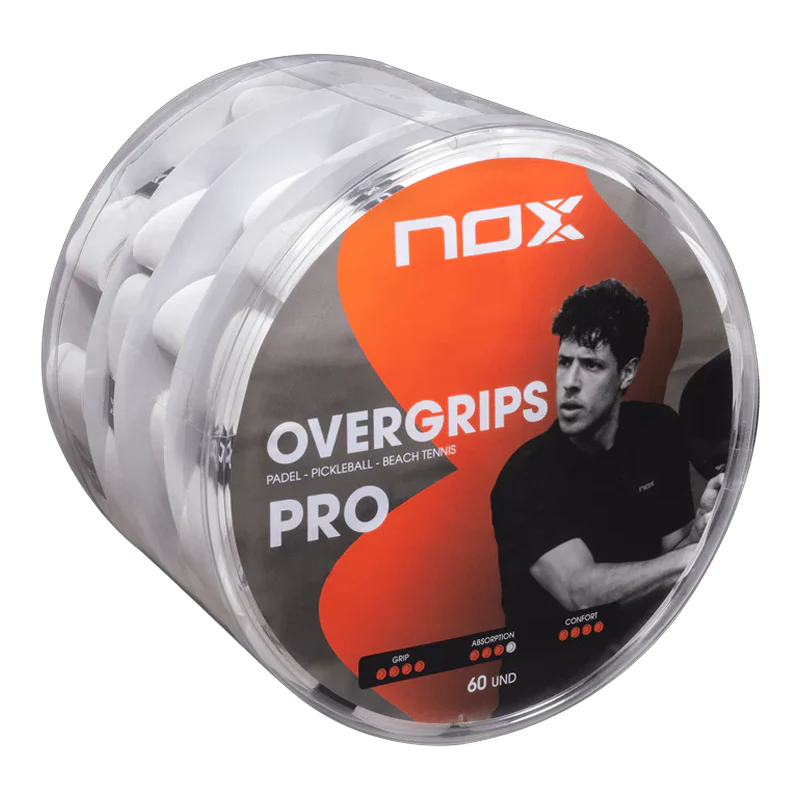 Tambor Overgrips Nox Blanco Lisos (x60) - Image 2