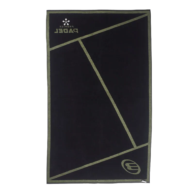 Toalla Bullpadel 100x50 Kaki/Negro 2026 - Image 3