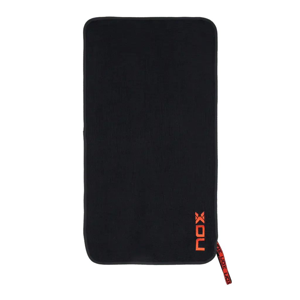 Toalla NOX Algodón Negro/Rojo 50x90cm - Image 2