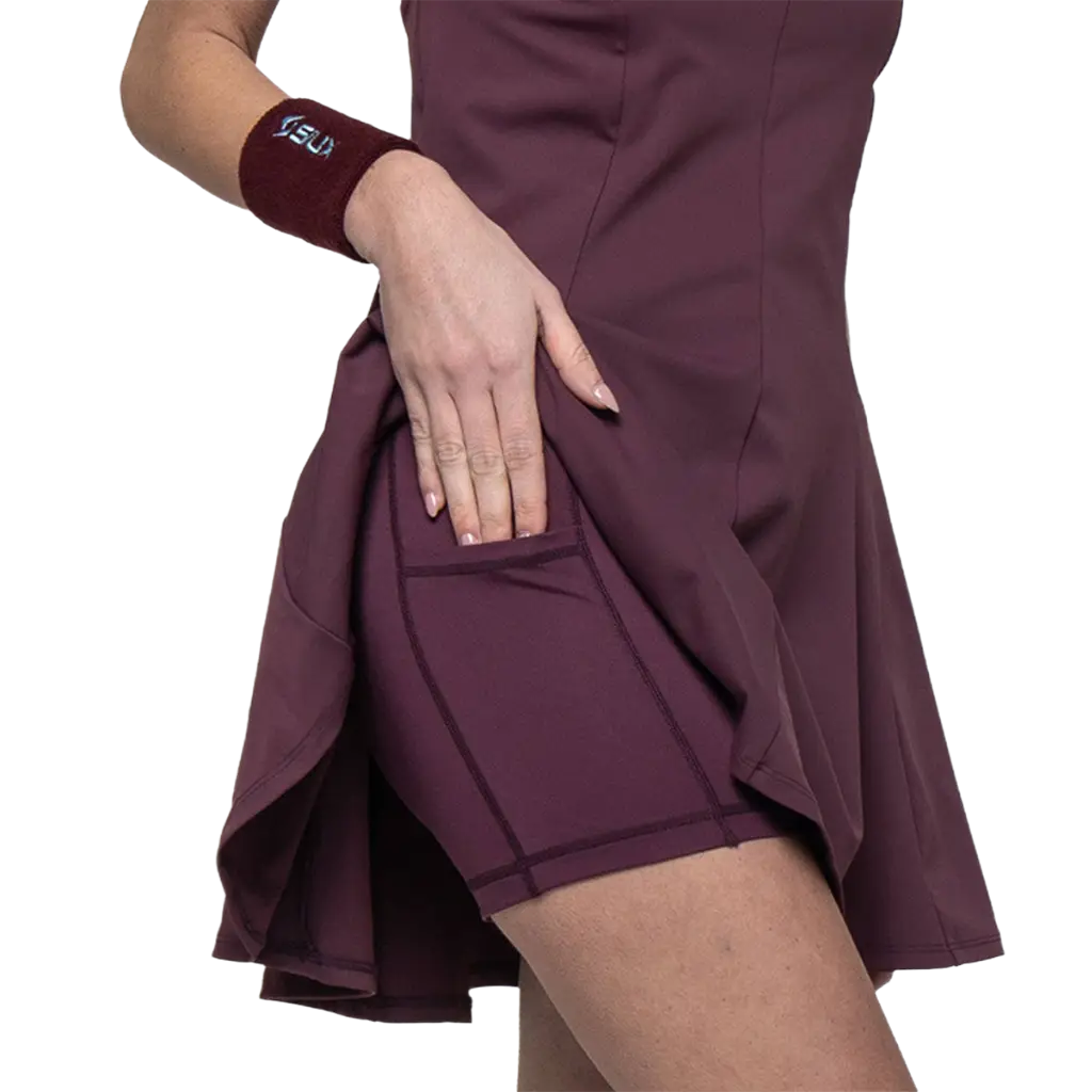 Vestido Siux Apex 26 Mujer Burdeos - Image 3
