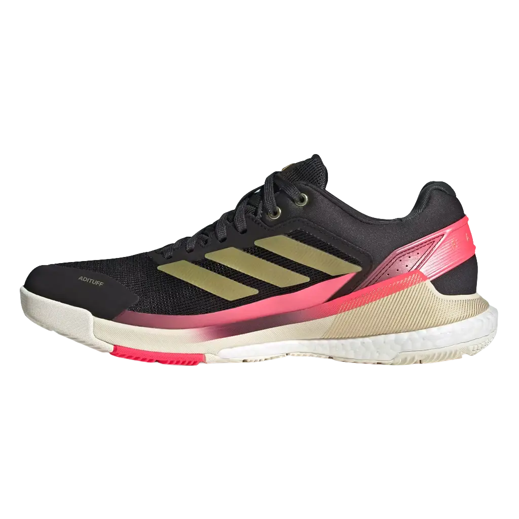 Zapatillas Adidas Crazyquick Boost Padel M Negro/Rosa 2026 - Image 2