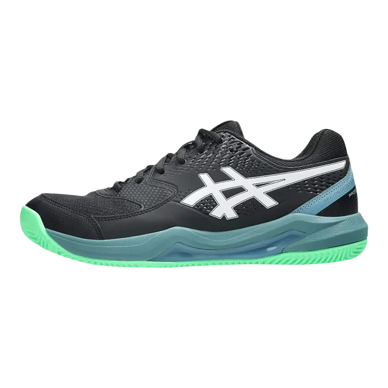 Zapatillas Asics Gel-Dedicate 8 Padel Black/Vital Green 2026 - Image 2