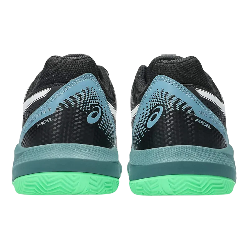 Zapatillas Asics Gel-Dedicate 8 Padel Black/Vital Green 2026 - Image 5