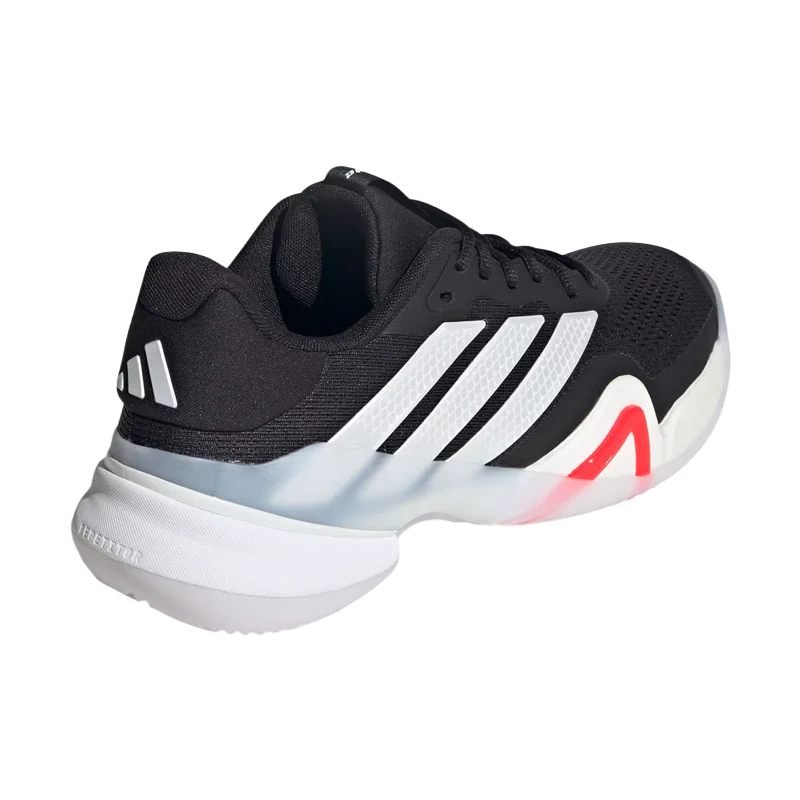 Zapatillas Adidas Barricade 14M CL Negro/Blanco 2026 - Image 5