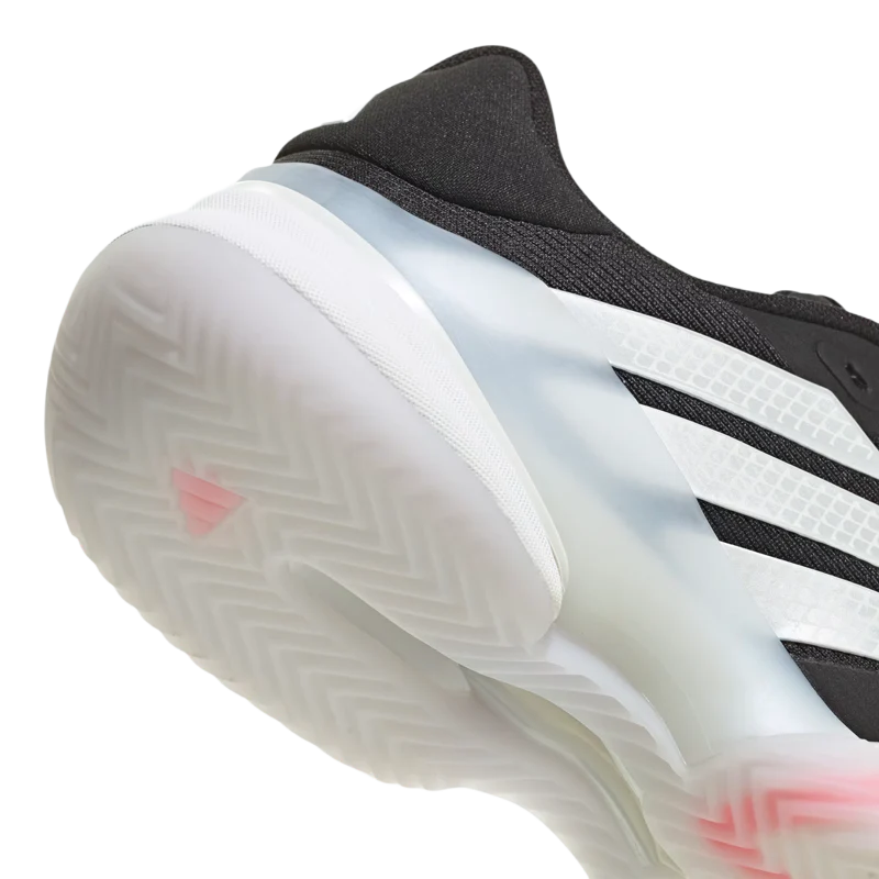 Zapatillas Adidas Barricade 14M CL Negro/Blanco 2026 - Image 6