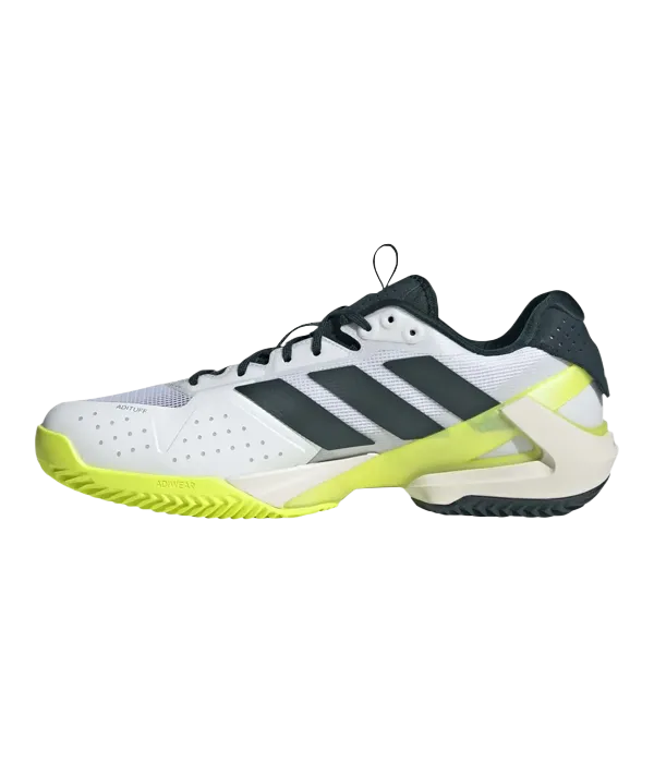 Zapatillas Adidas Adizero Ubersonic 5 Clay Blanco/Verde Oscuro - Image 2