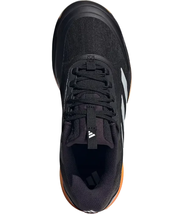 Zapatillas Adidas Avacourt 2 Clay Mujer Negro/Naranja - Image 3