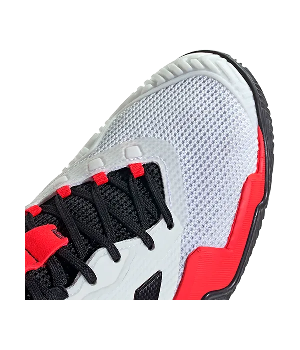 Zapatillas Adidas Barricade 13 CL Blanco/Rojo - Image 6