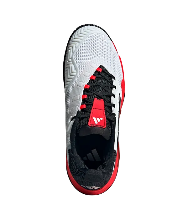Zapatillas Adidas Barricade 13 CL Blanco/Rojo - Image 8