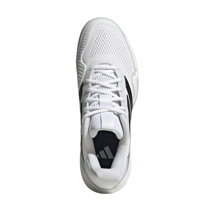 Zapatillas Adidas Barricade 14 M CL Blanco/Negro 2026 - Image 3