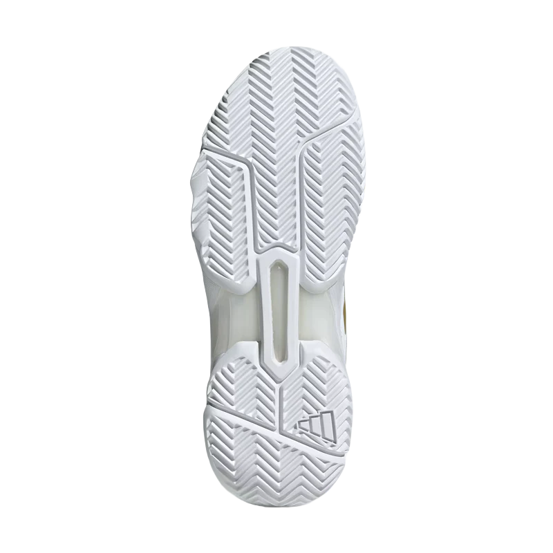 Zapatillas Adidas CourtJam Control 3 Mujer Blanco/Dorado 2026 - Image 4