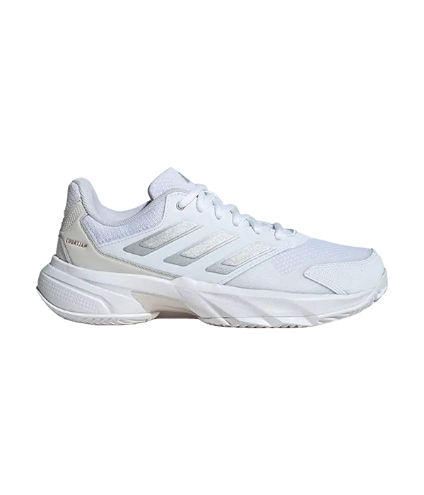 Zapatillas Adidas CourtJam Control 3 CL Mujer Blanco/Gris