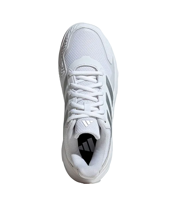 Zapatillas Adidas CourtJam Control 3 CL Mujer Blanco/Gris - Image 5