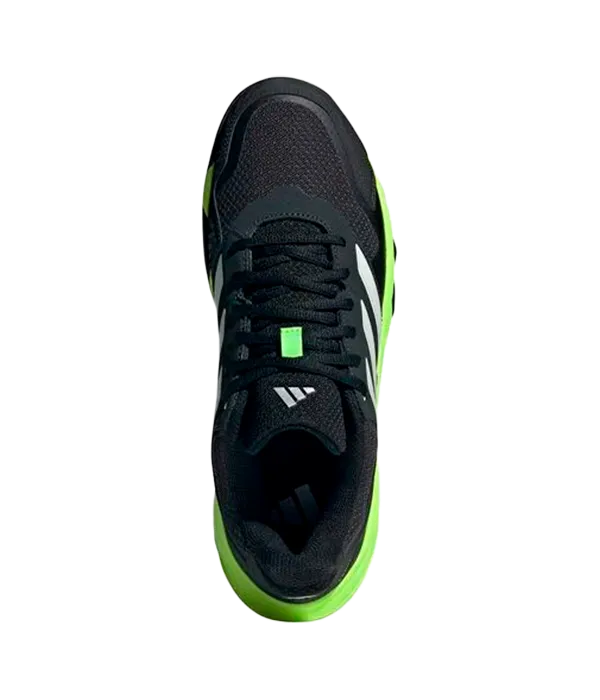 Zapatillas Adidas CourtJam Control 3 Clay Negro/Amarillo Limon 2025 - Image 3