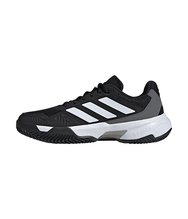 Zapatillas Adidas CourtJam Control 3 M CL Negra/Gris - Image 2