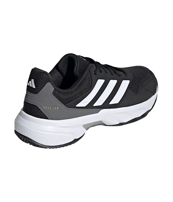 Zapatillas Adidas CourtJam Control 3 M CL Negra/Gris - Image 3