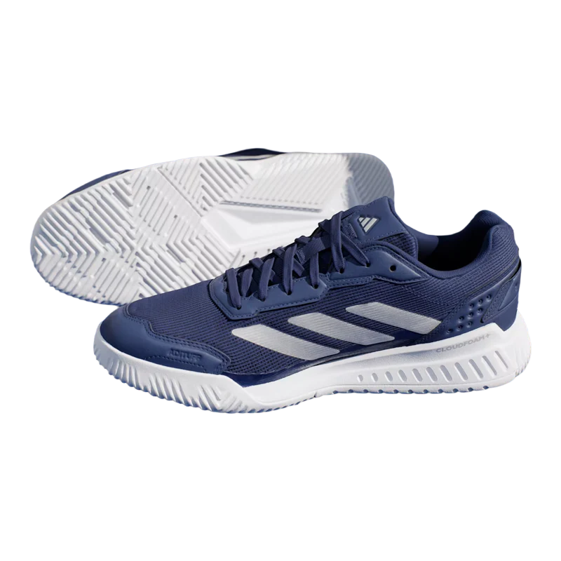Zapatillas Adidas Courtquick Azul Marino/Plata 2026 - Image 3