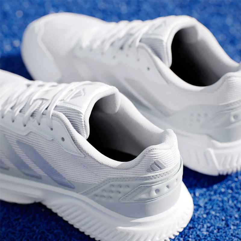 Zapatillas Adidas Courtquick Blanco/Plata Mujer 2026 - Image 4
