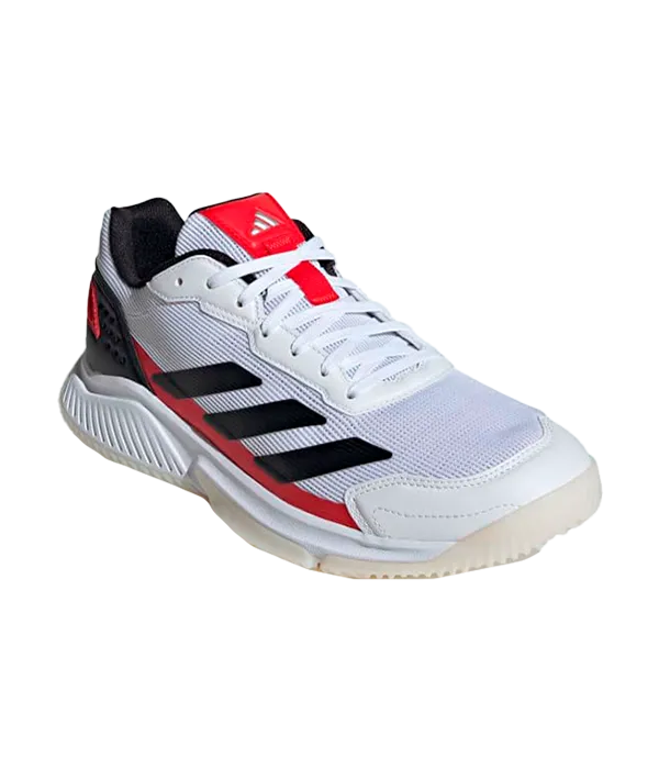 Zapatillas Adidas Courtquick Padel Blanco/Rojo - Image 2