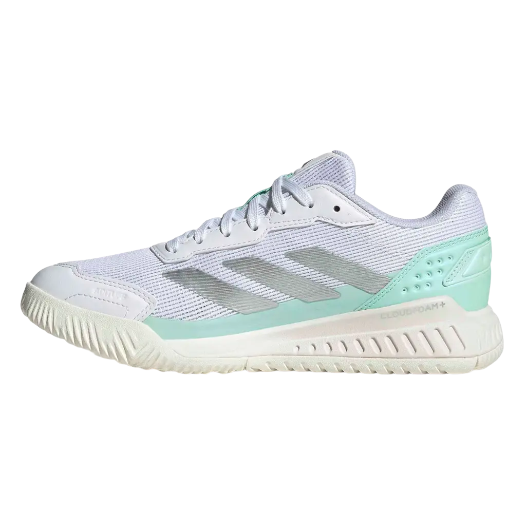 Zapatillas Adidas Courtquick Padel Woman Blanco Verde 2026 - Image 2