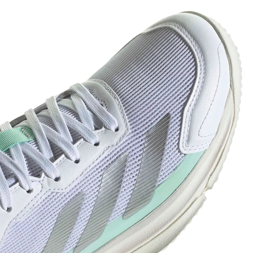 Zapatillas Adidas Courtquick Padel Woman Blanco Verde 2026 - Image 6