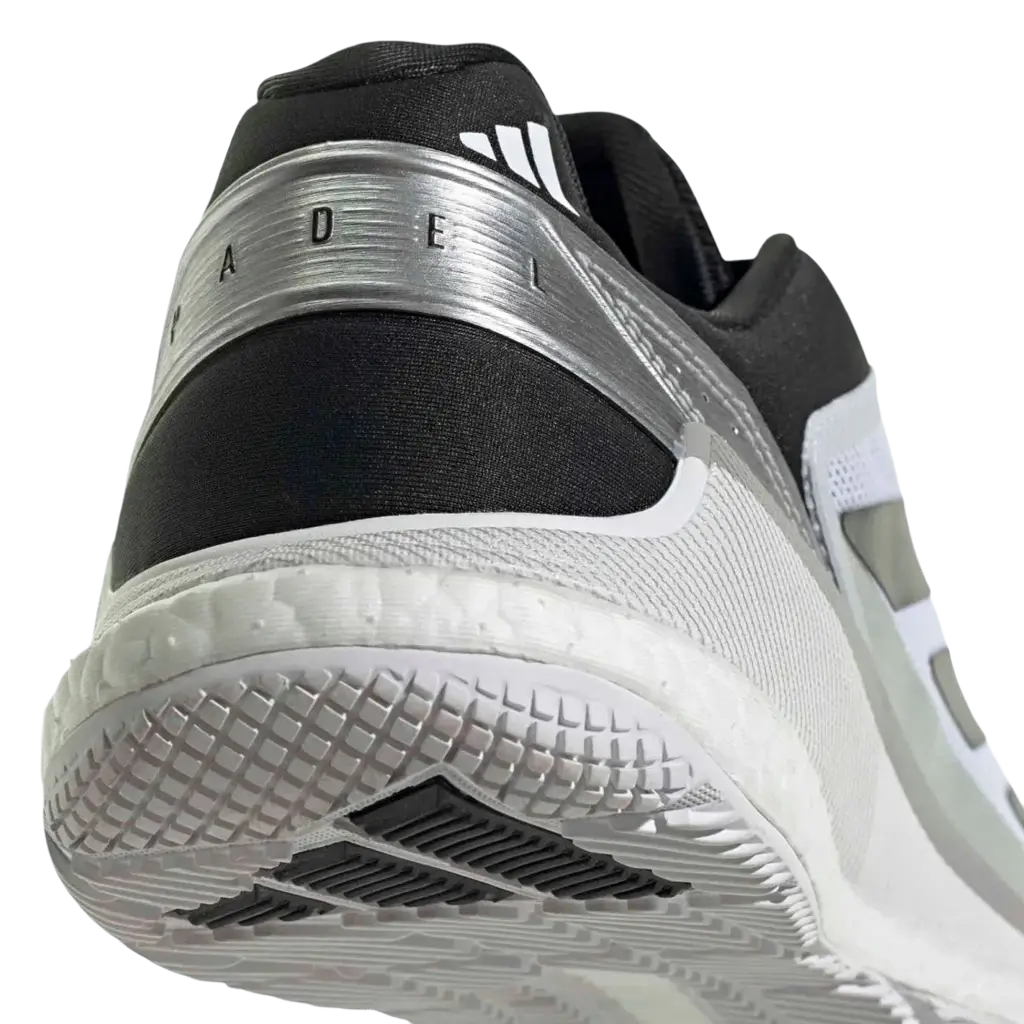 Zapatillas Adidas Crazyquick Boost Padel M Blanco/Gris 2026 - Image 7