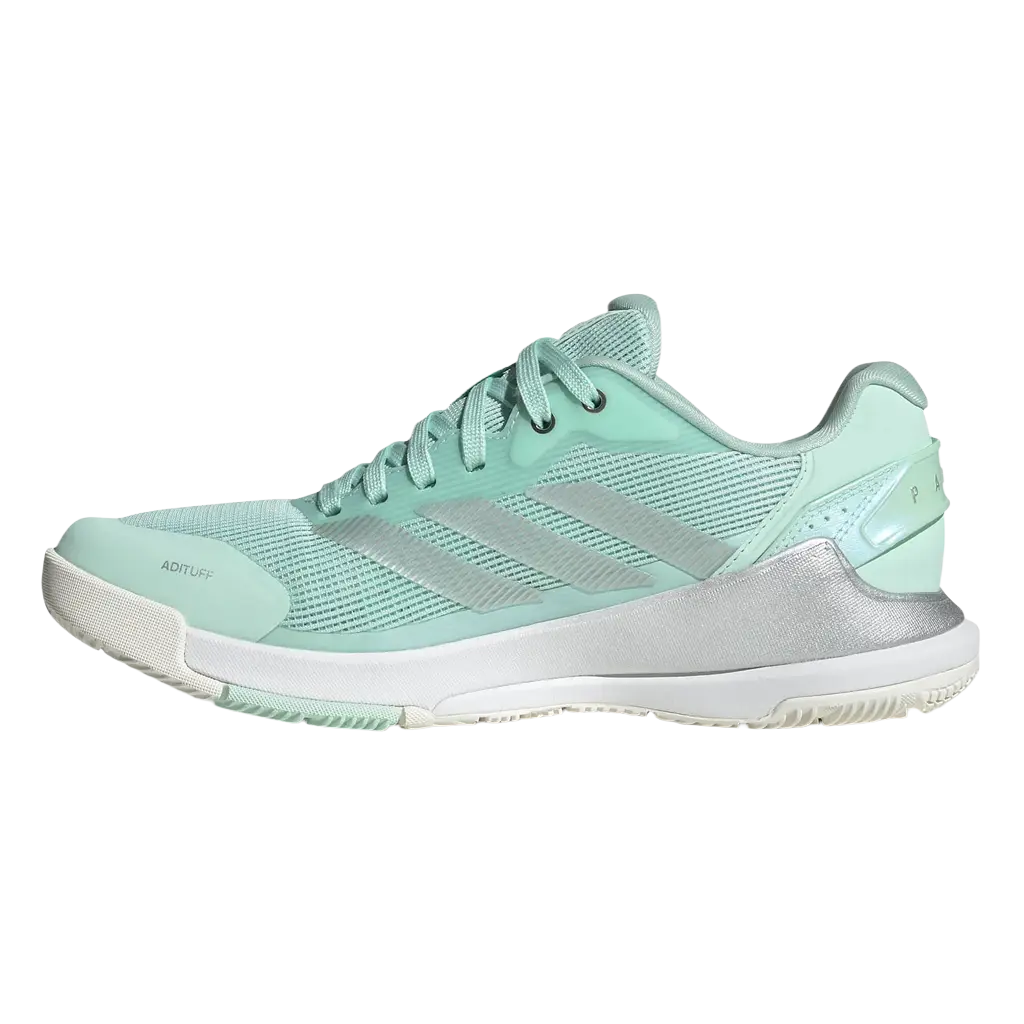 Zapatillas Adidas Crazyquick Ls Padel Woman Verde Blanco 2026 - Image 2
