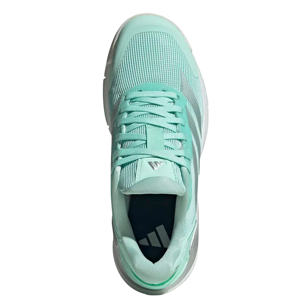 Zapatillas Adidas Crazyquick Ls Padel Woman Verde Blanco 2026 - Image 3
