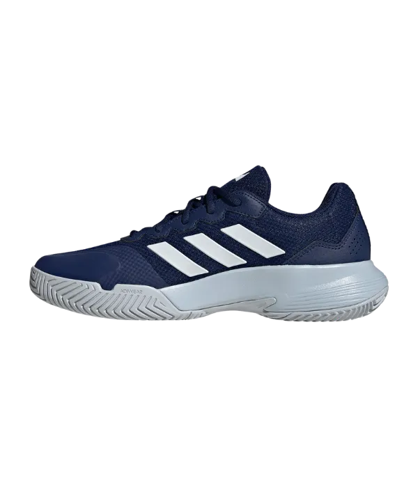 Zapatillas Adidas GameCourt 2 Azul Marino/Blanco Gris - Image 2