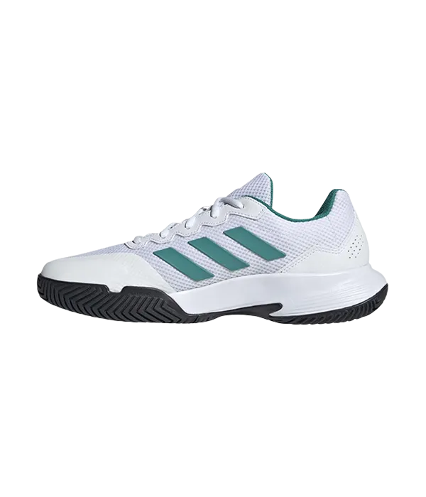 Zapatillas Adidas GameCourt 2 M Blanco/Verde - Image 2