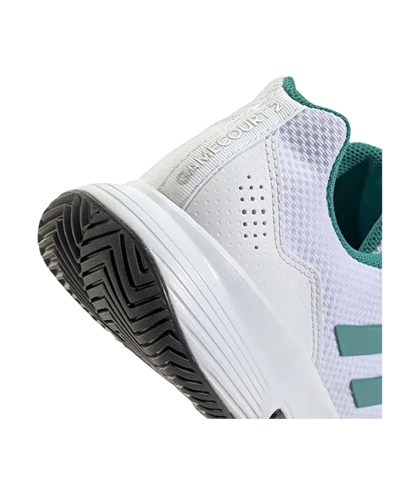 Zapatillas Adidas GameCourt 2 M Blanco/Verde - Image 5