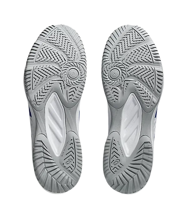 Zapatillas Asics Court Slide 4 White/Dark Cobalt 2025 - Image 4