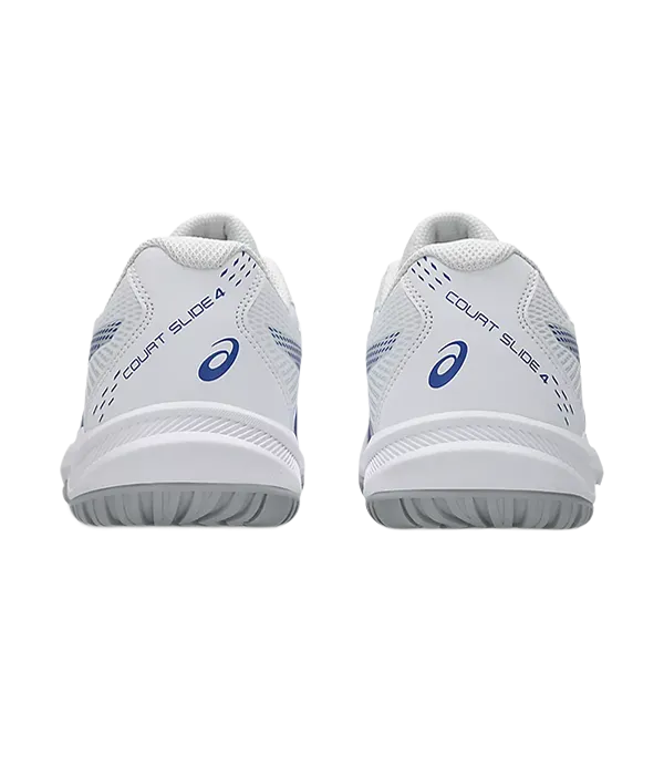 Zapatillas Asics Court Slide 4 White/Dark Cobalt 2025 - Image 5