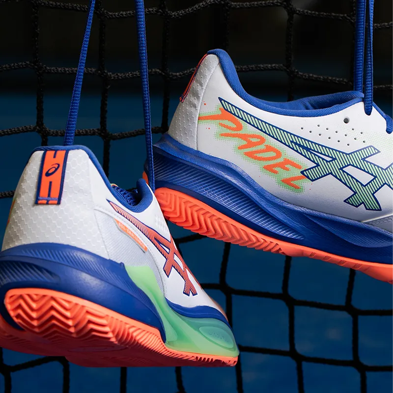 Zapatillas Asics Gel-Challenger 15 Padel White/Vivid Coral 2025 - Image 7