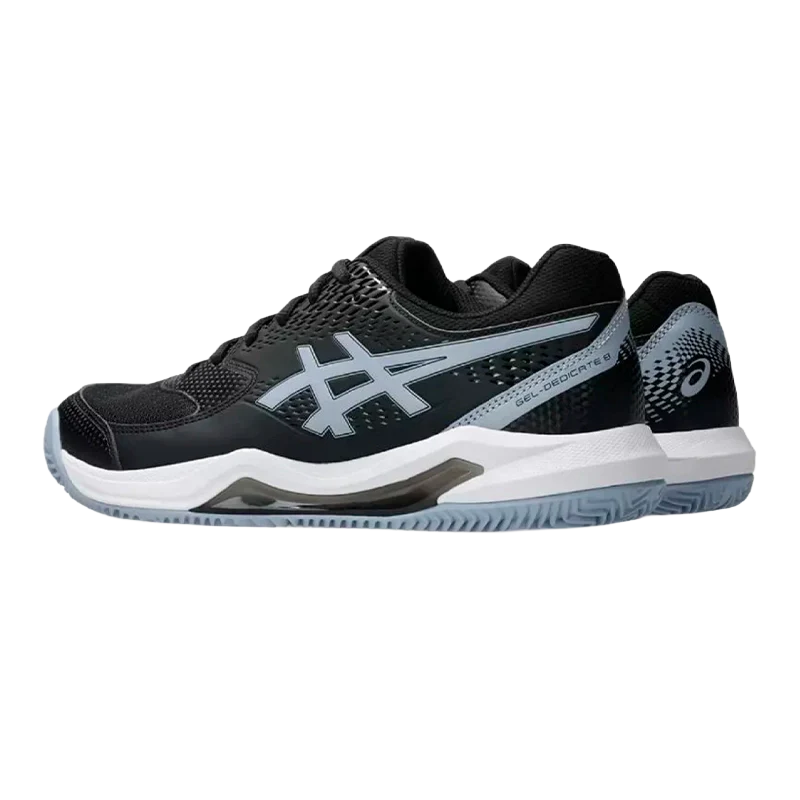 Zapatillas Asics Gel-Dedicate 8 Clay Black/Grey Blue 2026 - Image 2