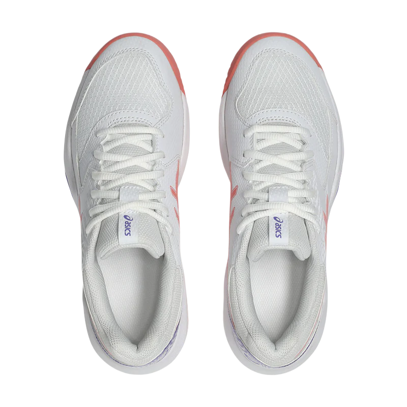 Zapatillas Asics Gel-Dedicate 8 Padel Women White/Guava 2026 - Image 3