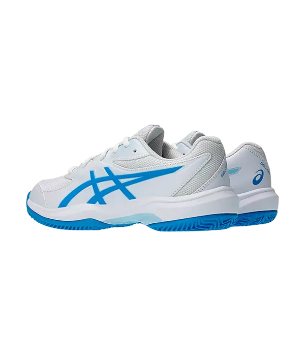 Zapatillas Asics Gel-Game GS Clay/OC Kids White/Blue Coast - Image 3