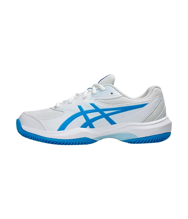 Zapatillas Asics Gel-Game GS Clay/OC Kids White/Blue Coast - Image 4