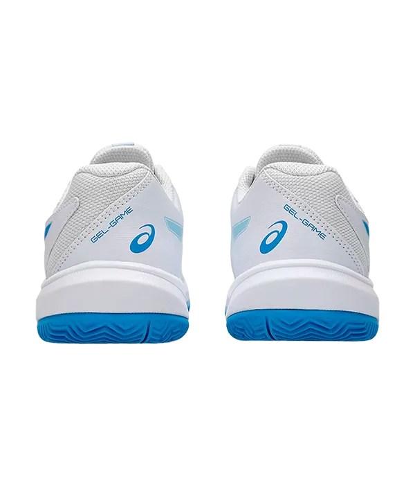 Zapatillas Asics Gel-Game GS Clay/OC Kids White/Blue Coast - Image 6