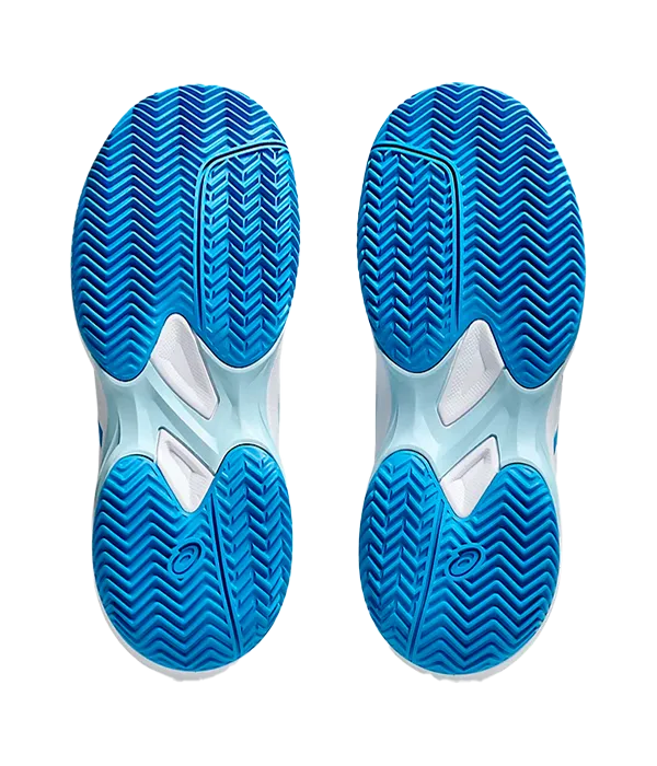 Zapatillas Asics Gel-Game GS Clay/OC Kids White/Blue Coast - Image 8