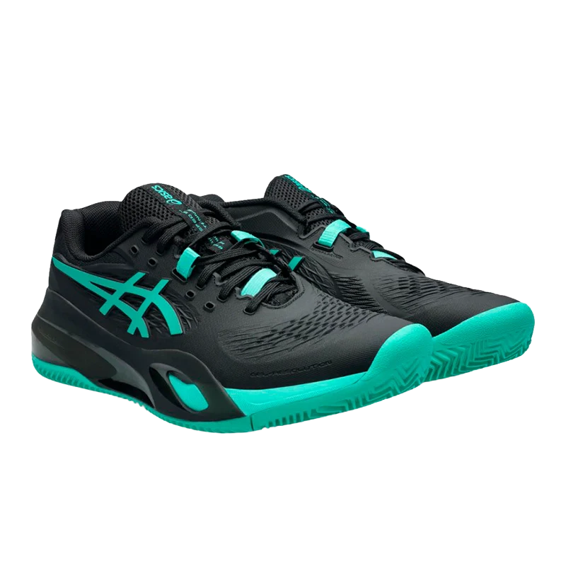 Zapatillas Asics Gel-Resolution X Clay Black/Aurora Green 2026 - Image 2
