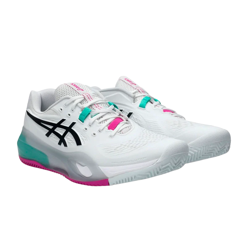 Zapatillas Asics Gel-Resolution X Clay White/Aurora Green 2026 - Image 2