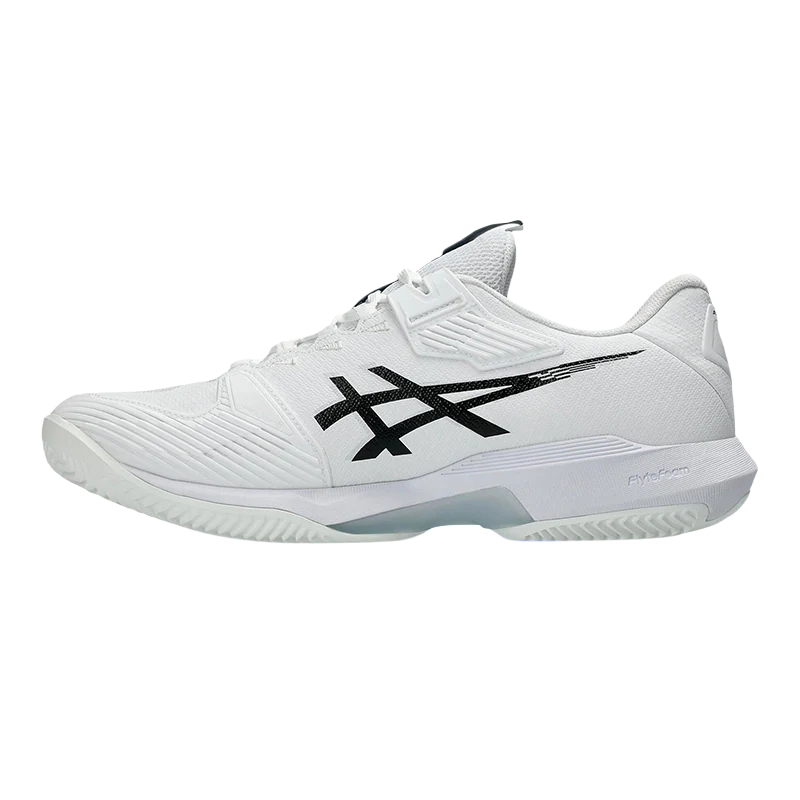 Zapatillas Asics Solution Speed FF 4 Clay White/Black 2026 - Image 2