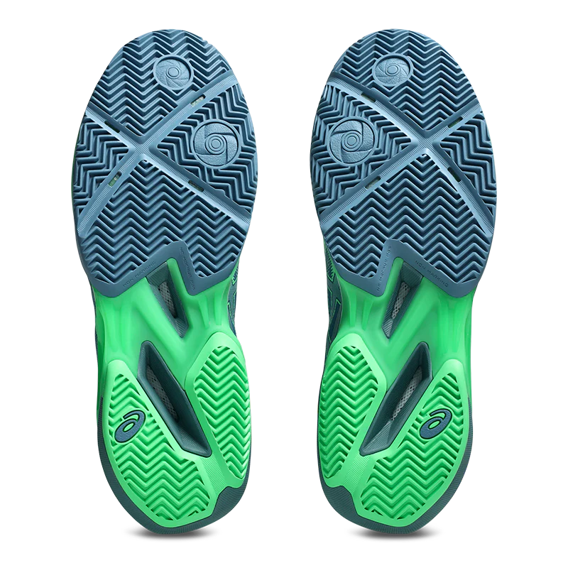 Zapatillas Asics SonicSmash FF Saba Blue/ Vital Green 2026 - Image 3