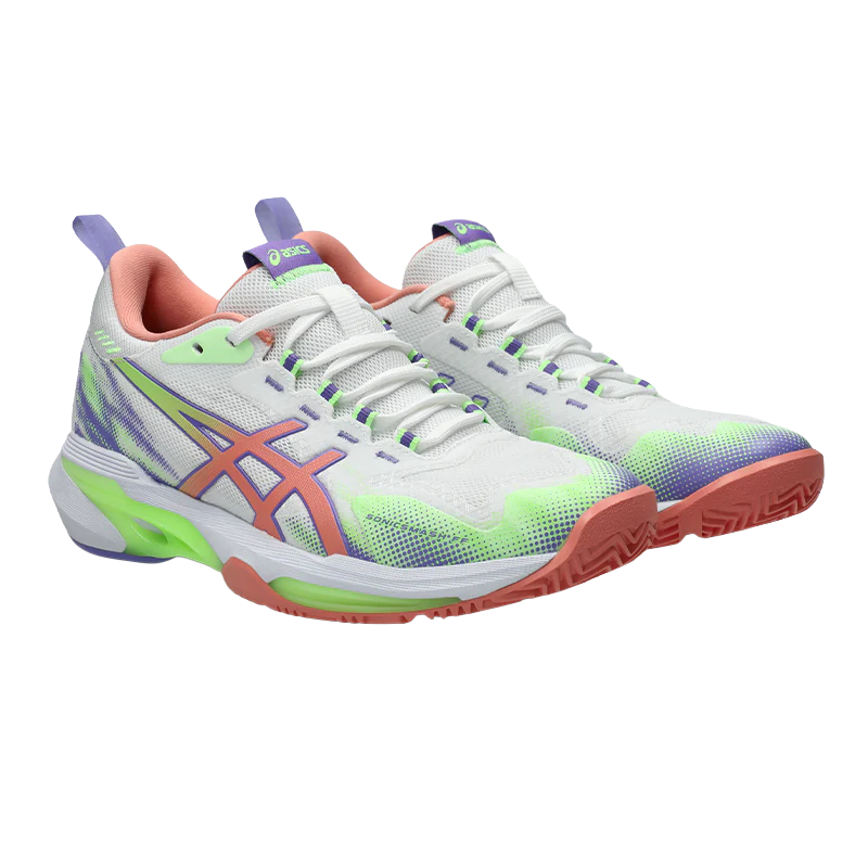 Zapatillas Asics SonicSmash FF White/ Guava Mujer 2026 - Image 5