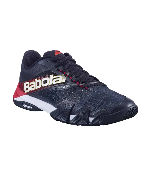 Zapatillas Babolat Jet Premura 2 Black/Tomato Red 2025 - Image 2