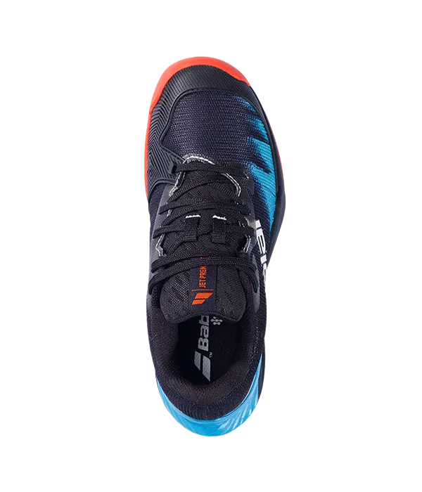 Zapatillas Babolat Jet Premura 2 Junior Black/Tomato Red - Image 3